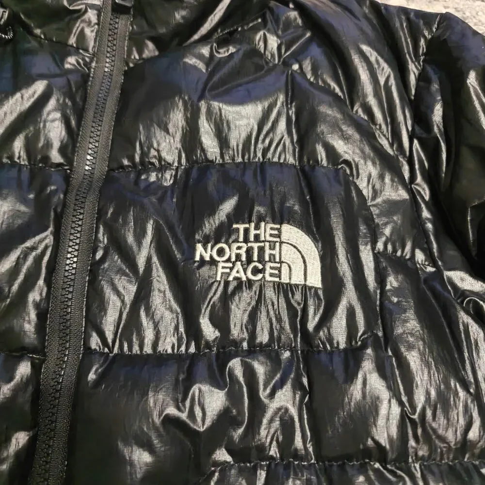 Vintage The North Face Summit Series 900 LTD Down Jacket Black Medium Shiny
